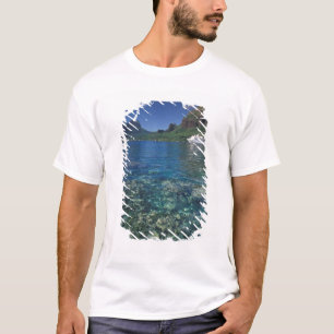 T-shirt Polynésie française, Moorea. Baie de Cook. Navire