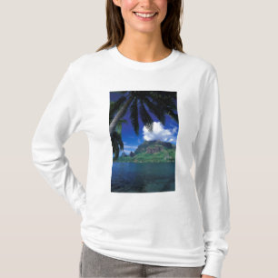 T-shirt Polynésie française, Moorea. Baie de Cook. Vert