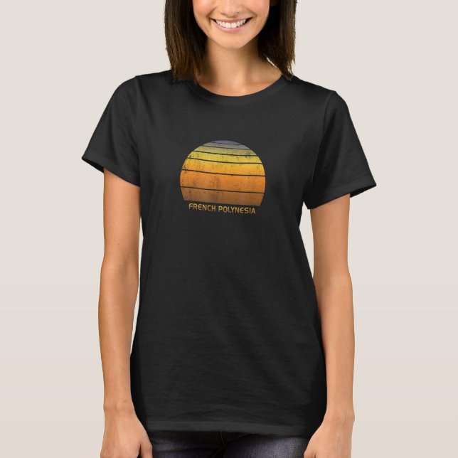 T-shirt Polynésie rétro (Devant)