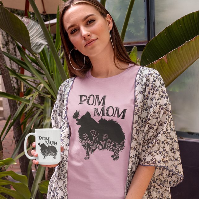 T-shirt Pom Mom Pomeranian Dog-Lover (Créateur téléchargé)