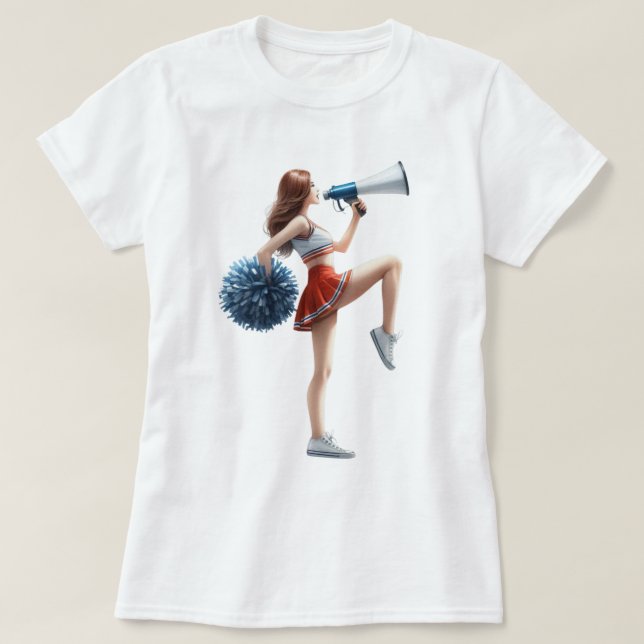 T-shirt Pom-pom girl  (Design devant)