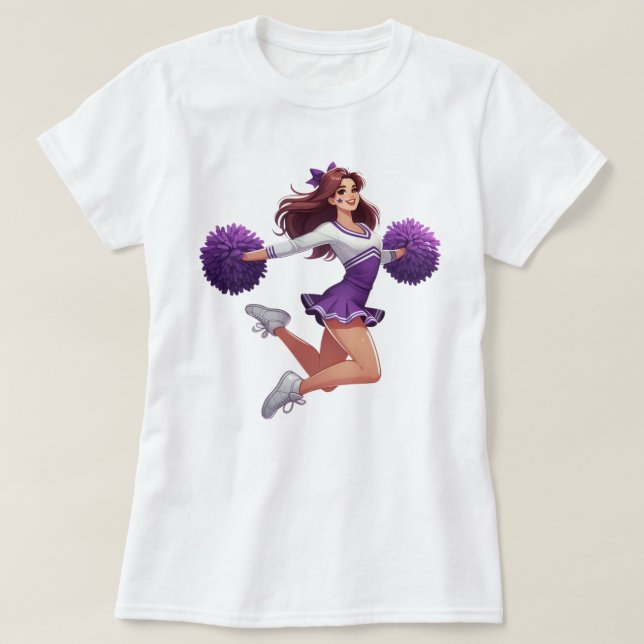 T-shirt Pom-pom girl  (Design devant)