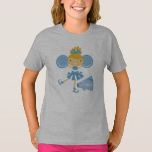 T-shirt Pom-pom girl bleu