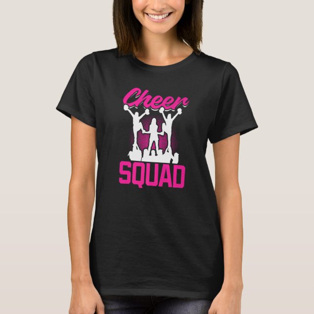 T-shirt Pom-pom girl Cheerleader Cheer Squad (Devant)