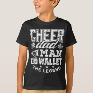 T-shirt Pom-pom girl Dad Man Wallet Legend Funny Cheval Pa