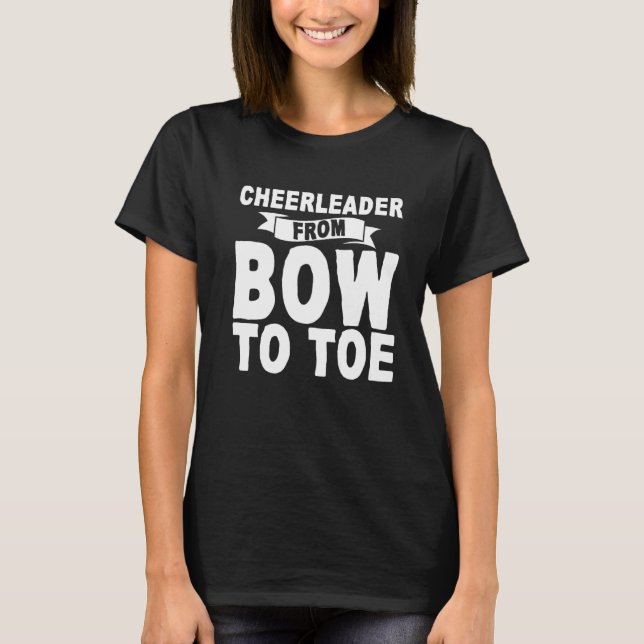 T-shirt Pom-pom girl De La Bow À L'Orteil (Devant)