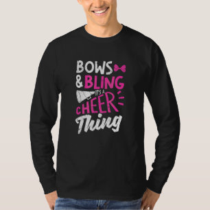 T-shirt Pom-pom girl et bling C'est un chat