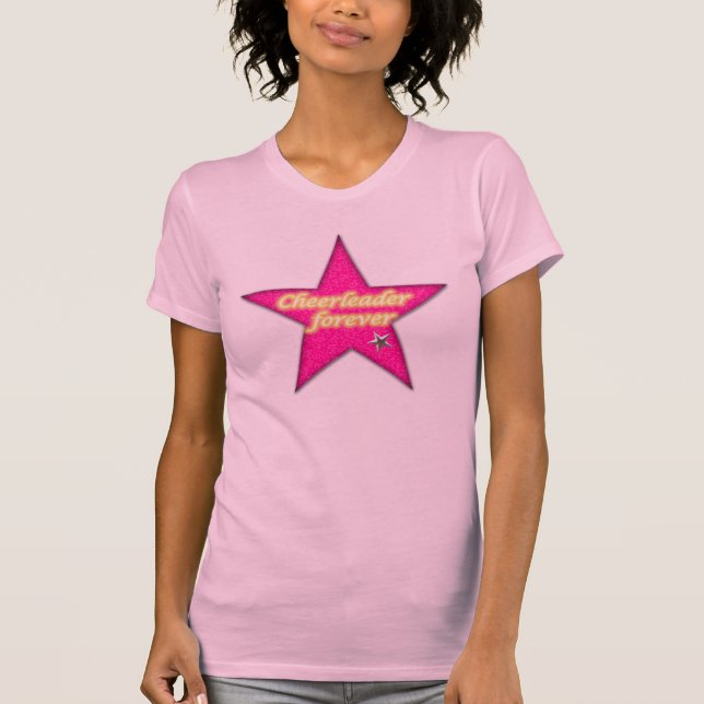 T-shirt Pom-pom girl pour toujours (Devant)