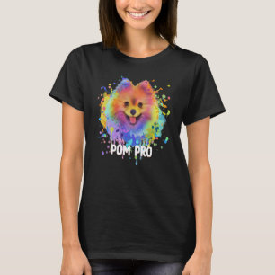 T-shirt Pom Pro Poméranie Humour Pom Pom Animal Pun Chien 
