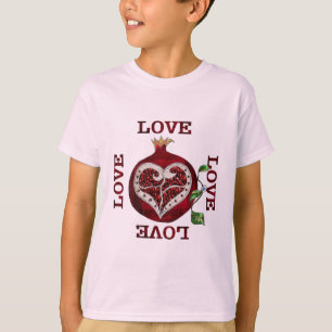 T-shirt Pomegranate Heart LOVE Valentine