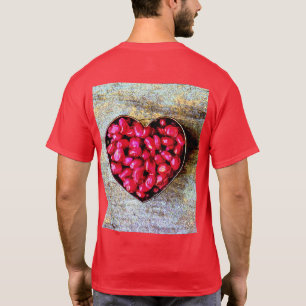 T-shirt "Pomegranates Heart Fruit" Belle Photo. Commandez