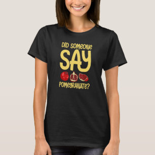 T-shirt Pomegranit Jus Arbre Graines Fruit Flower Plante 2