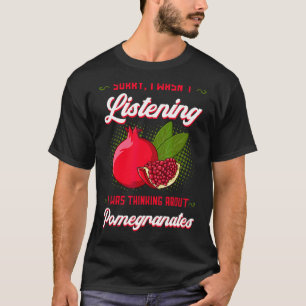 T-shirt Pomegranit Jus Arbre Graines Fruit Flower Plante 2