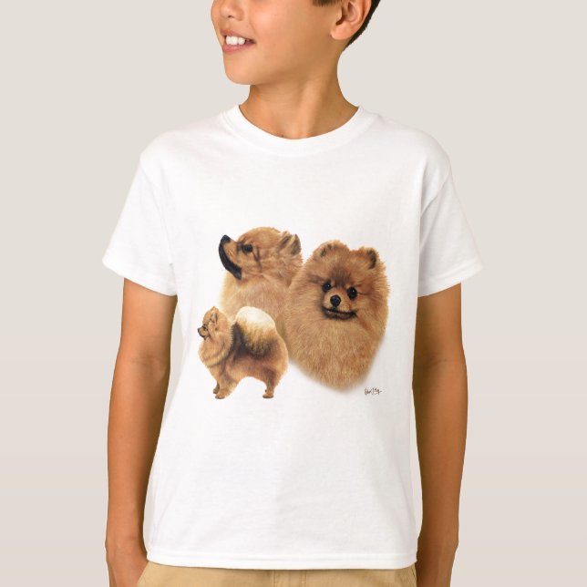 T-shirt Pomeranian (Devant)