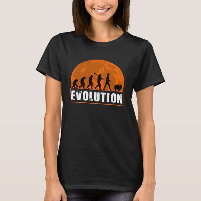 T-shirt Pomeranian Dog Dad Human Evolution (Devant)