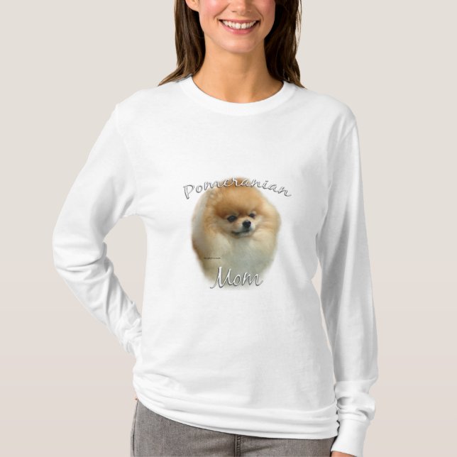 T-shirt Pomeranian Maman 2 (Devant)
