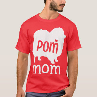 T-shirt Pomeranian Maman Cadeaux Cute Pomeranian Amoureux 