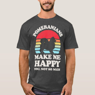 T-shirt Poméranie Retro Vintage Sunset 60s les années 70 p