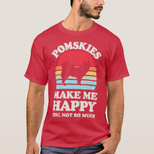 T-shirt Poméranie Retro Vintage Sunset 60s les années 70 p