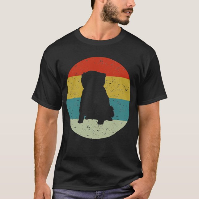 T-shirt Poméranie vintage rétrograde (Devant)