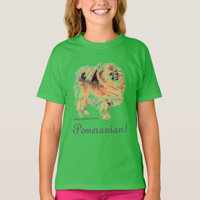 T-shirt Poméranien ! (Devant)