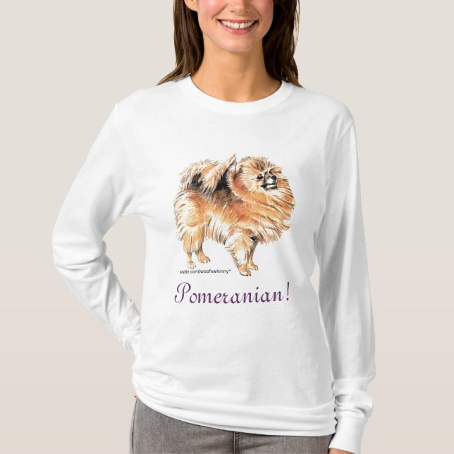 T-shirt Poméranien ! (Devant)