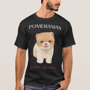 T-shirt Poméranienne Teddy Bear Fluffy Girfriend