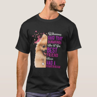 T-shirt Poméraniens Sont Une Fille Meilleur Ami Drôle Chie
