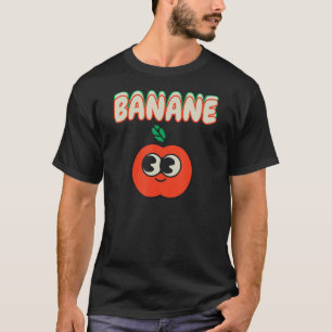 T-shirt Pomme à la banane printemps fête d'été fruit végét