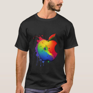 T-shirt Pomme colorée