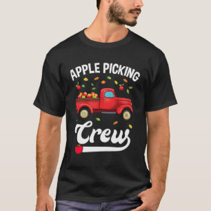 T-shirt Pomme cueillir Crew Pomme cueillir Squad Cute Harv