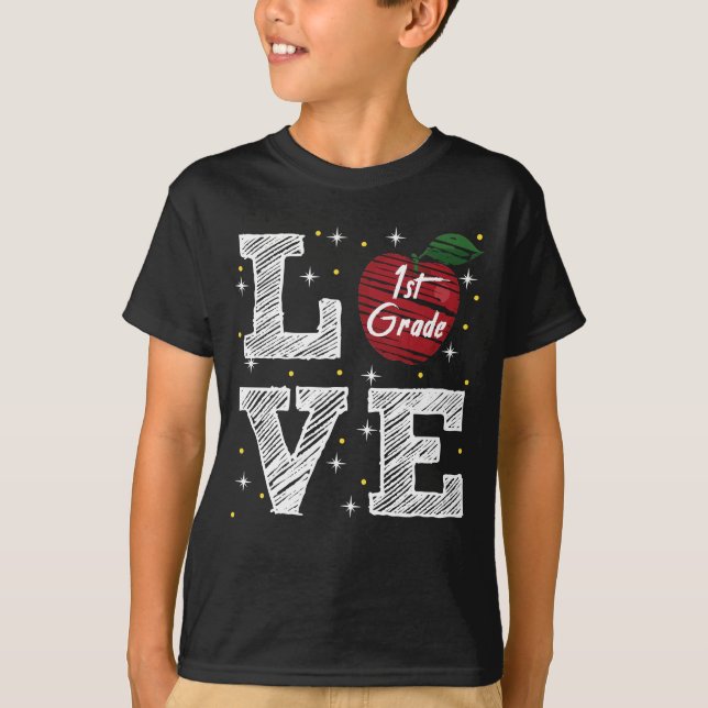 T-shirt Pomme d'amour de 1ère classe (Devant)