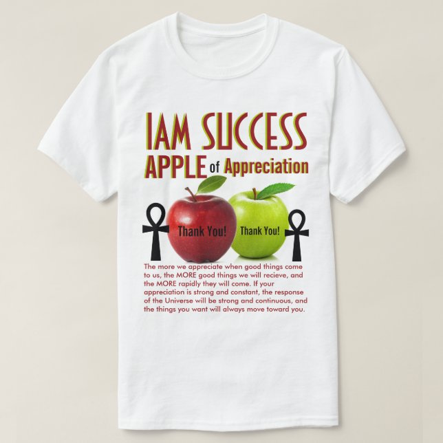 T-SHIRT POMME D'APPRECIATION (Design devant)