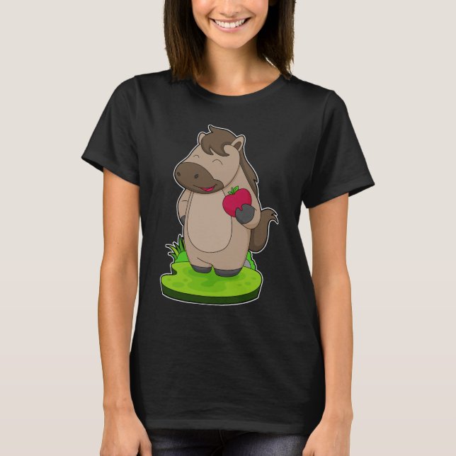 T-shirt Pomme de cheval (Devant)