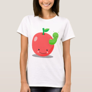 T-shirt pomme de kawaii