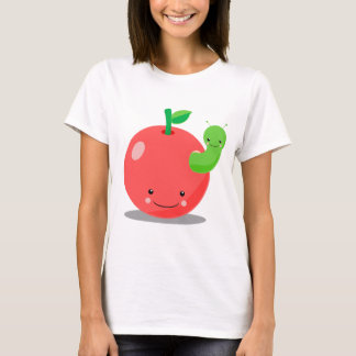 T-shirt pomme de kawaii