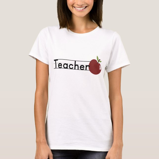 T-shirt Pomme de l'enseignant (Devant)