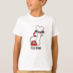 T-shirt Pomme de téléphone à os amusant