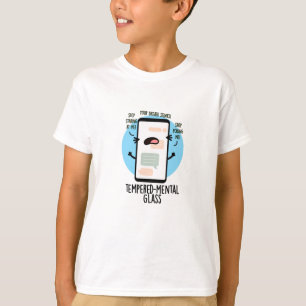 T-shirt Pomme de téléphone portable amusante en verre trem