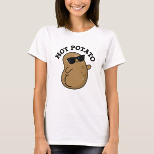 T-shirt Pomme de terre chaude amusant Veggie Pun