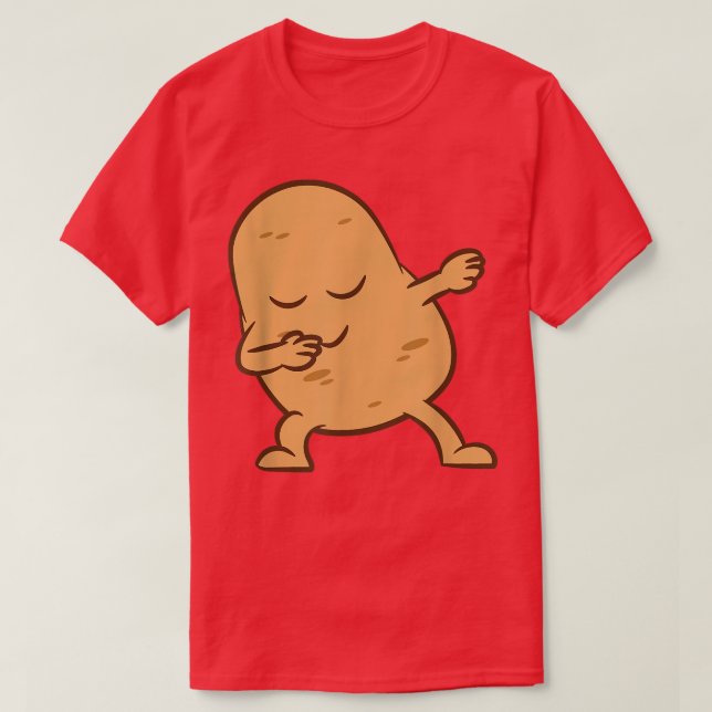 T-shirt Pomme de terre Dabbing Pomme de terre Légumes Aime (Design devant)