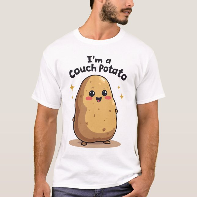 T-shirt Pomme de terre de canapé (Devant)