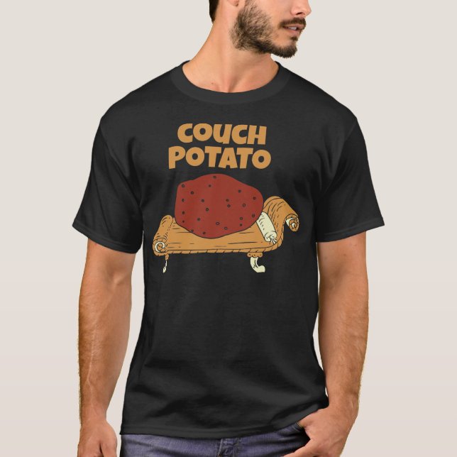 T-shirt Pomme de terre de canapé (Devant)