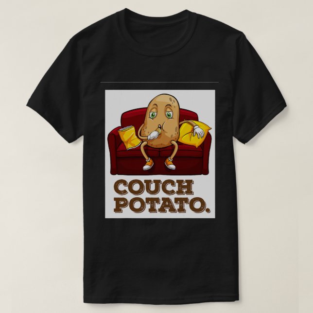 T-shirt Pomme de terre de canapé pour les ventilateurs de  (Design devant)