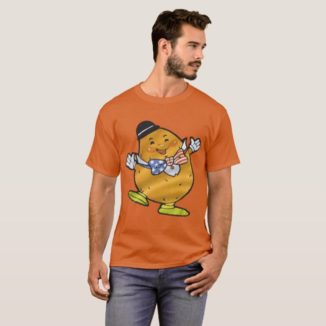 T-shirt Pomme de terre de cauchemar (Devant entier)