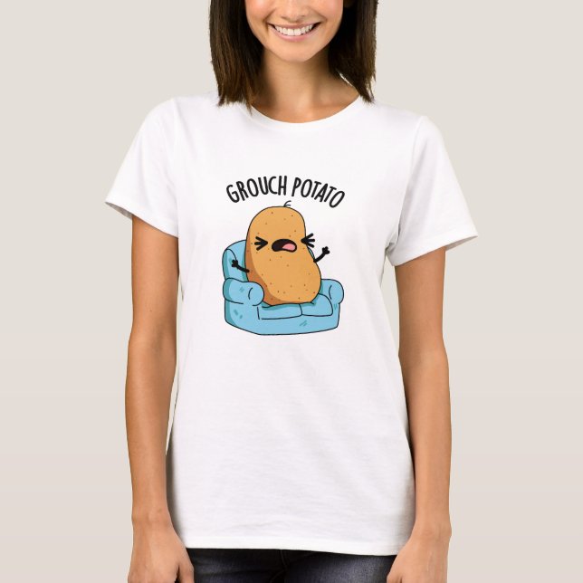 T-shirt Pomme de terre de Groupement Fantaisie Veggie Puns (Devant)