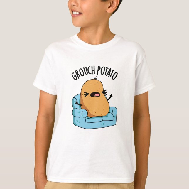 T-shirt Pomme de terre de Groupement Fantaisie Veggie Puns (Devant)