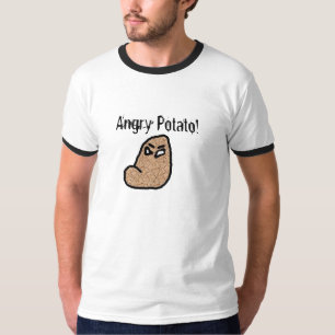 T-shirt Pomme de terre fâchée !