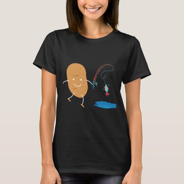 T-shirt Pomme de terre Fisher (Devant)