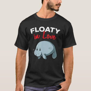 T-shirt Pomme De Terre Flottante En Amour Manatee Chubby M